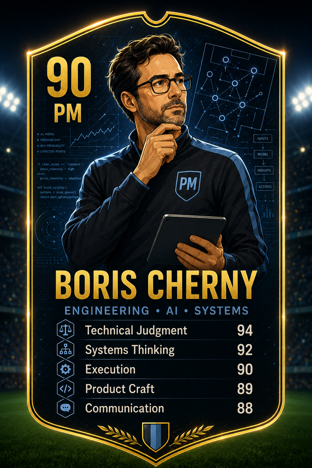 Boris Cherny Product Decision League leader card