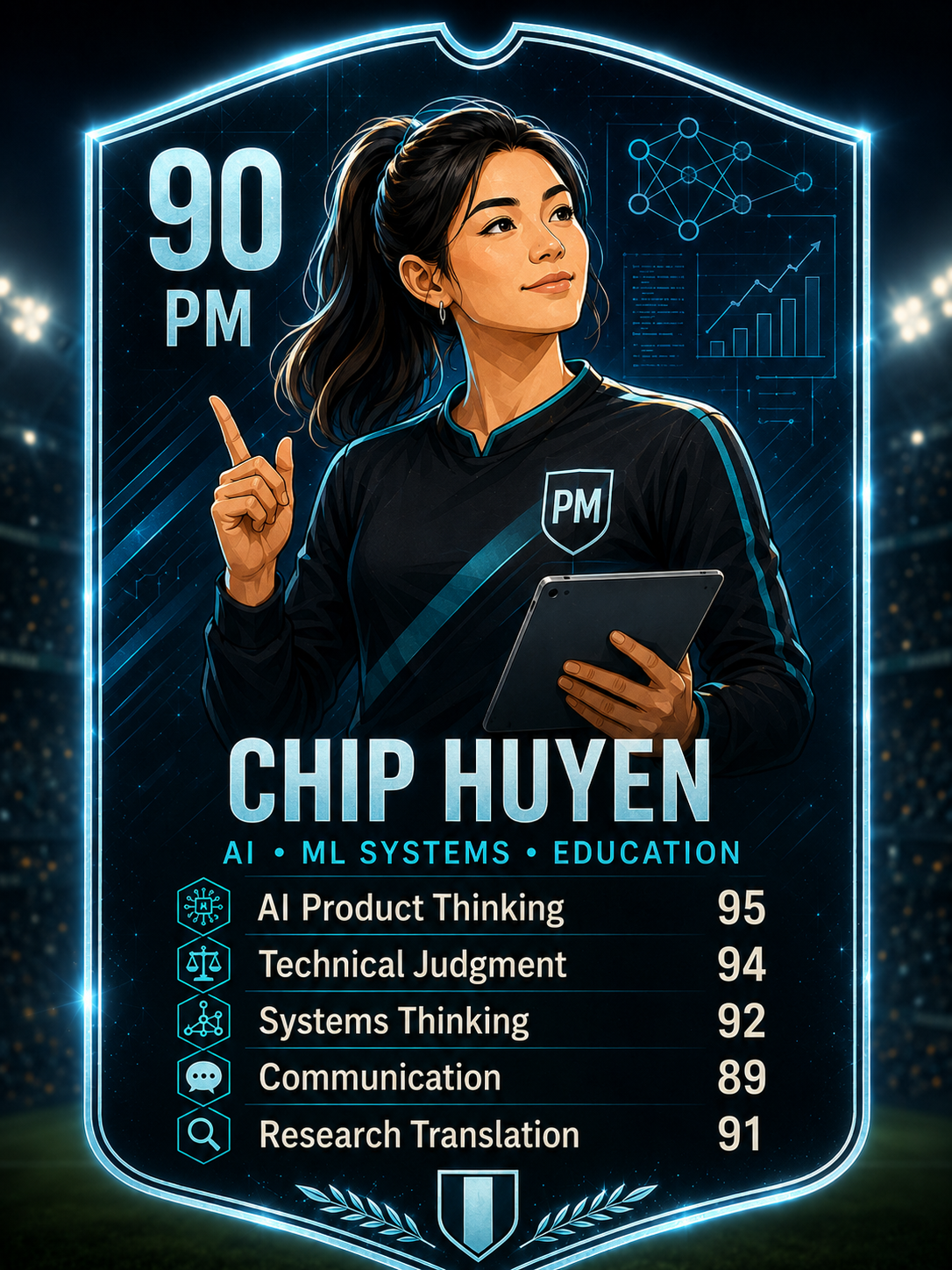 Chip Huyen PM leader card